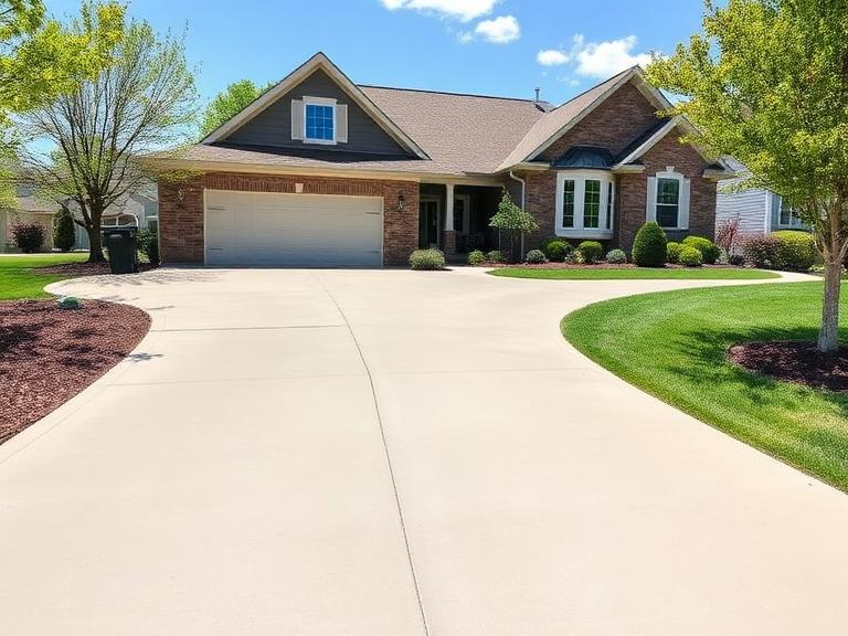 concrete driveway installation Des Moines Iowa